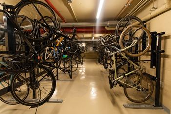 Bike storage room
